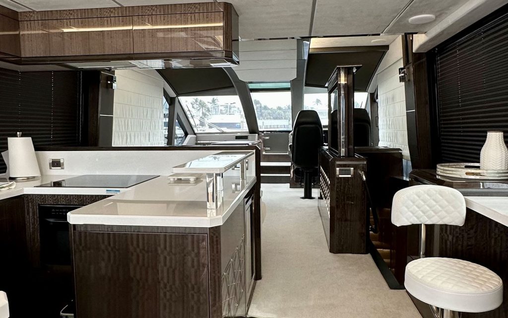 68' Galeon' Palm Beach Luxury Modern Yacht Rental Charter