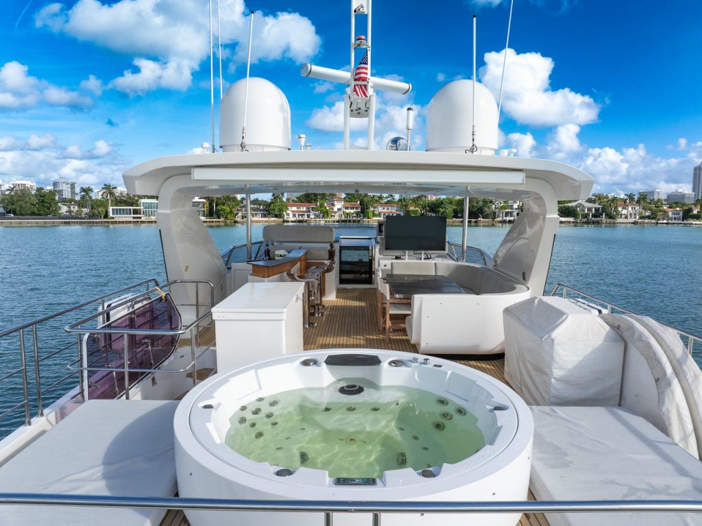 88' Azimut CLOUD 9' Miami Luxury Modern Yacht Rental Charter