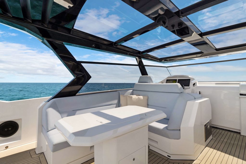 58' Vanquish' Palm Beach Luxury Modern Yacht Rental Charter