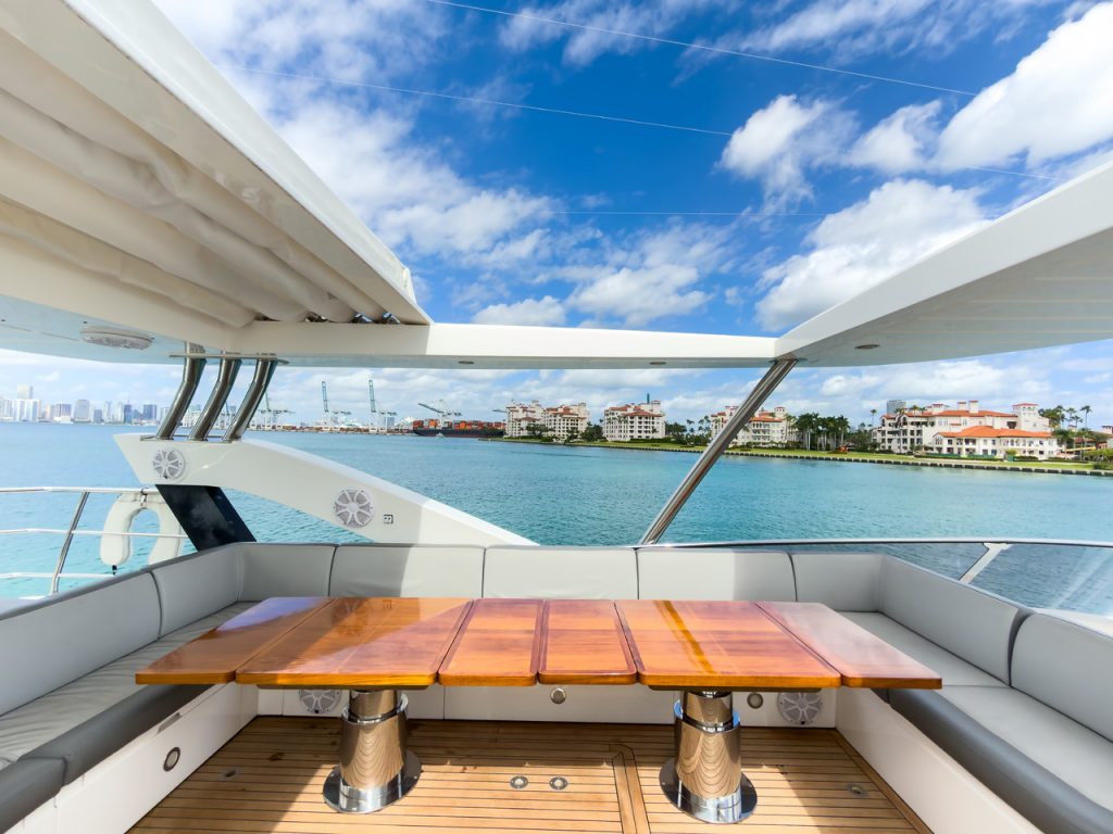 75' Sunseeker SMU' Miami Luxury Modern Yacht Rental Charter