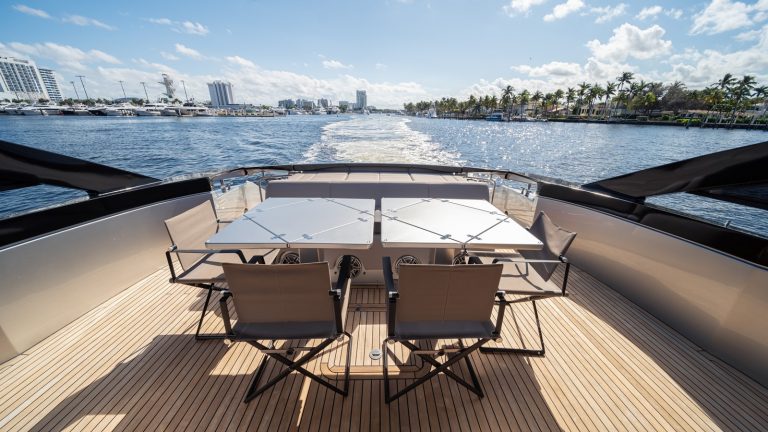 70' Pershing LIQUID' Fort Lauderdale Luxury Modern Yacht Rental Charter