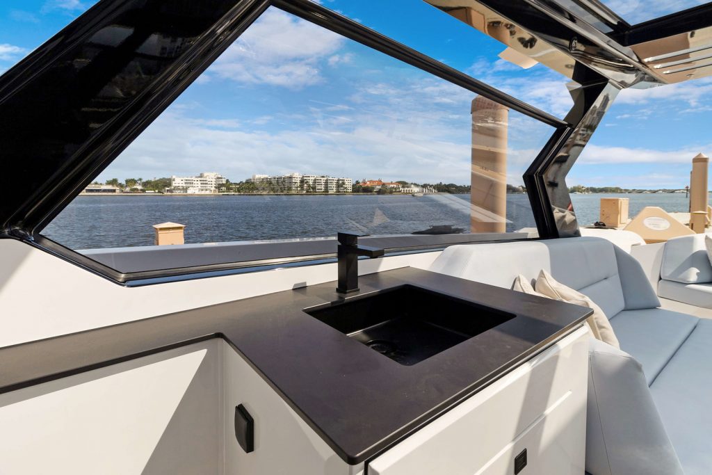 58' Vanquish' Palm Beach Luxury Modern Yacht Rental Charter