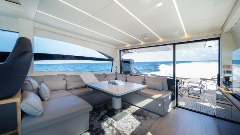 70' Pershing LIQUID' Fort Lauderdale Luxury Modern Yacht Rental Charter