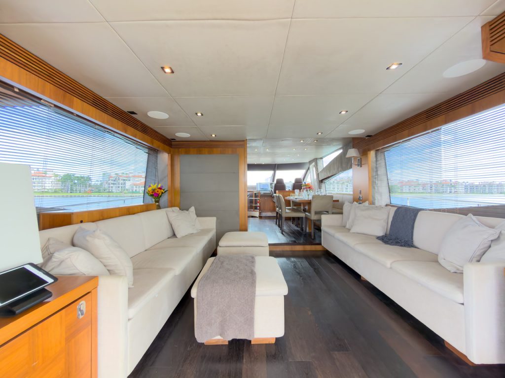 75' Sunseeker SMU' Miami Luxury Modern Yacht Rental Charter