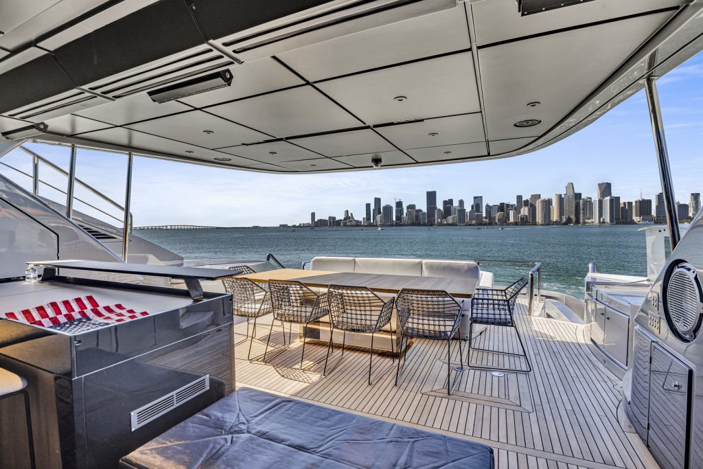 116' Pershing GTX Miami Luxury Modern Yacht Rental Charter