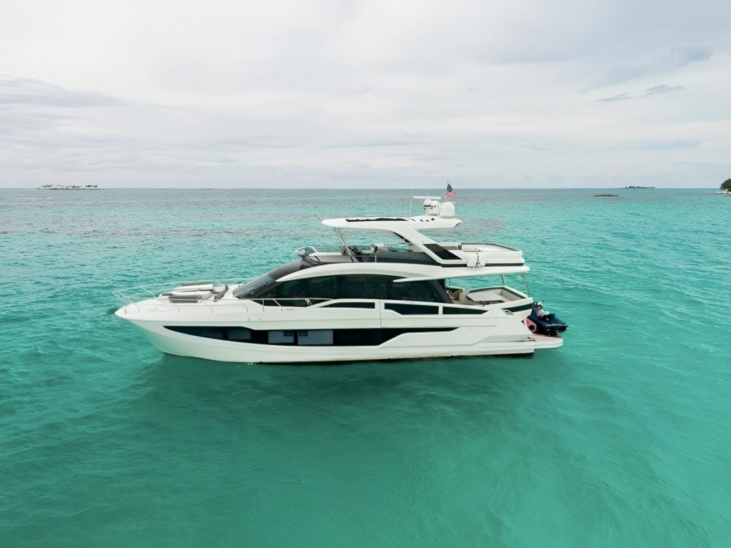 68' Galeon' Palm Beach Luxury Modern Yacht Rental Charter