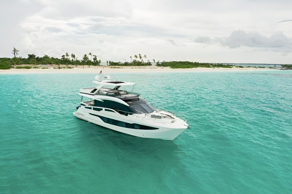 68' Galeon' Palm Beach Luxury Modern Yacht Rental Charter