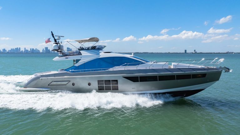 72' Azimut S7' Miami Luxury Modern Yacht Rental Charter