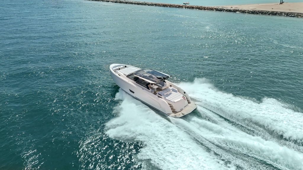 58' Vanquish' Palm Beach Luxury Modern Yacht Rental Charter