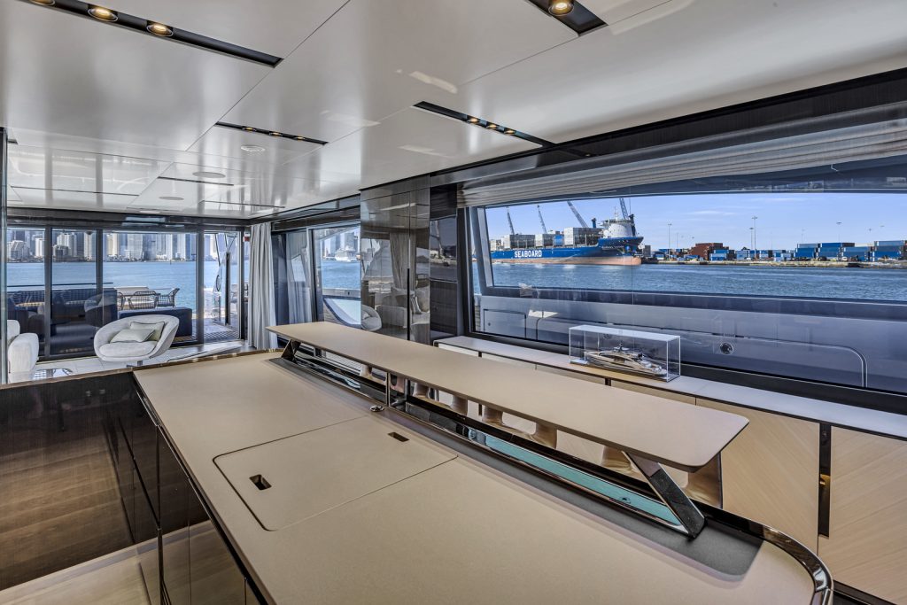 116' Pershing GTX Miami Luxury Modern Yacht Rental Charter