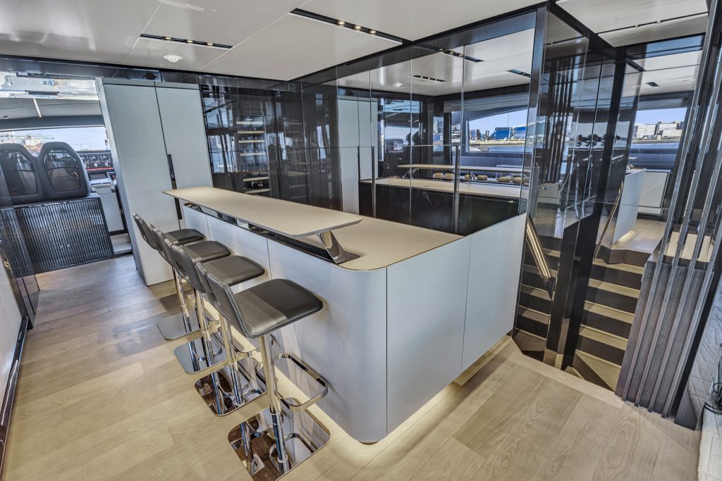 116' Pershing GTX Miami Luxury Modern Yacht Rental Charter