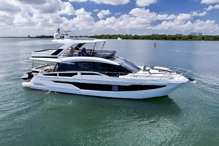 68' Galeon' Palm Beach Luxury Modern Yacht Rental Charter