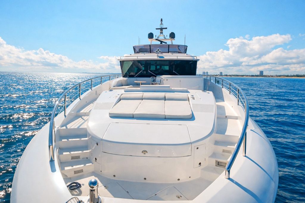 90' Horizon ROCK STARS Palm Beach Luxury Modern Yacht Rental Charter