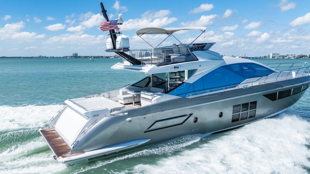 72' Azimut S7' Miami Luxury Modern Yacht Rental Charter