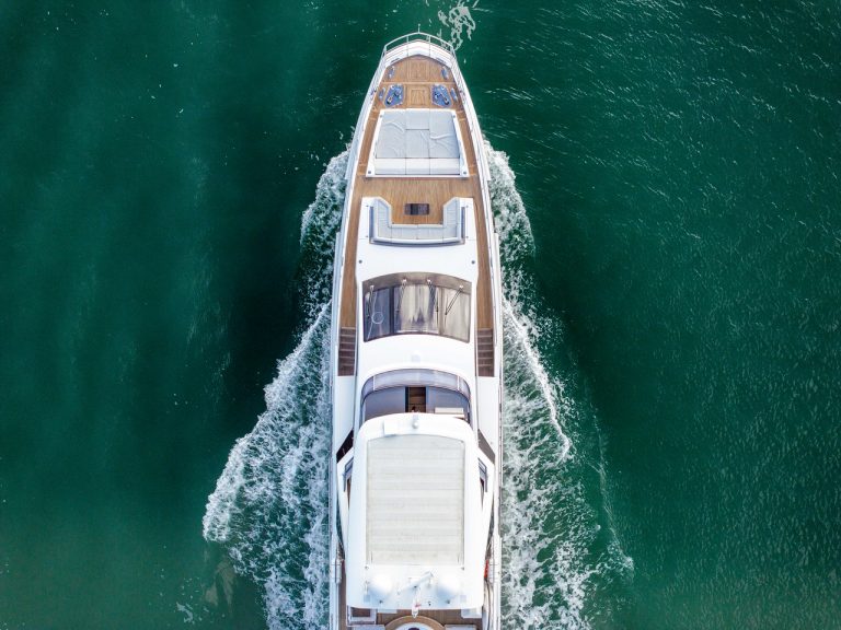 88' Azimut CLOUD 9' Miami Luxury Modern Yacht Rental Charter