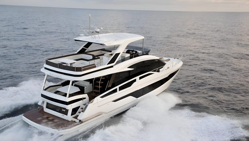 68' Galeon' Palm Beach Luxury Modern Yacht Rental Charter
