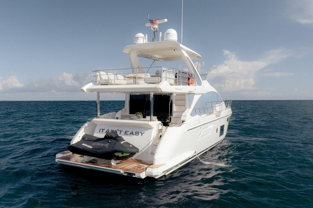 60' Azimut IT AIN'T EASY' Fort Lauderdale Luxury Modern Yacht Rental Charter