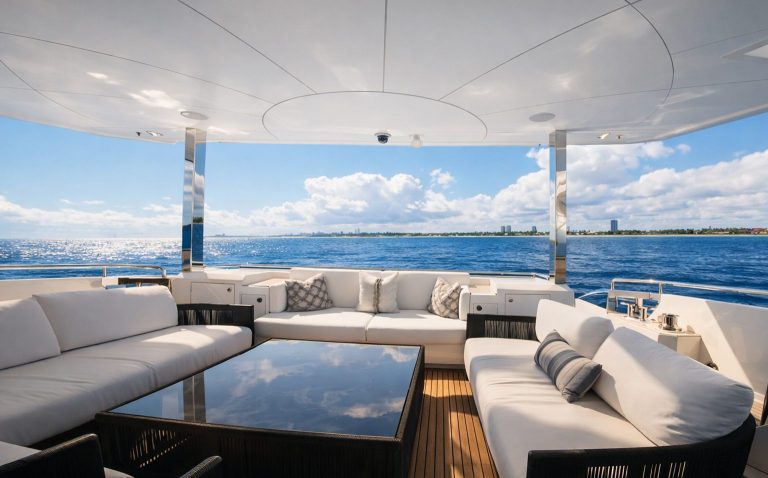 90' Horizon ROCK STARS Palm Beach Luxury Modern Yacht Rental Charter