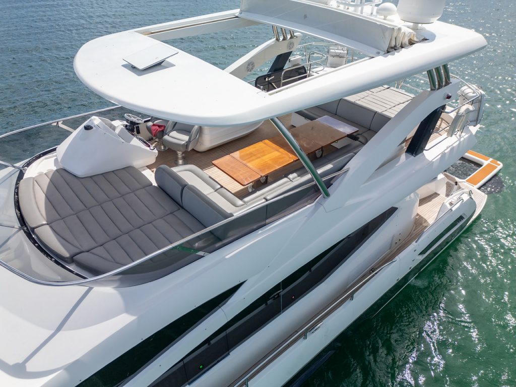 75' Sunseeker SMU' Miami Luxury Modern Yacht Rental Charter