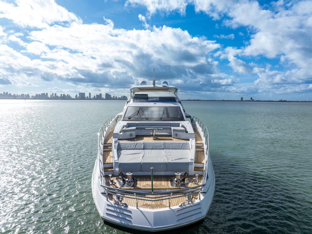 88' Azimut CLOUD 9' Miami Luxury Modern Yacht Rental Charter